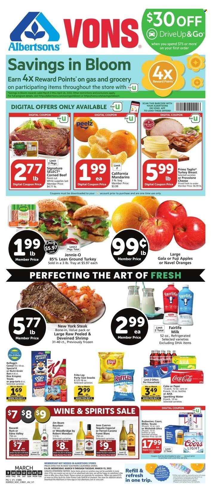Albertsons (CA, ID, LA, MT, OR, TX, WA) Weekly Ad Flyer March 8 to March 15