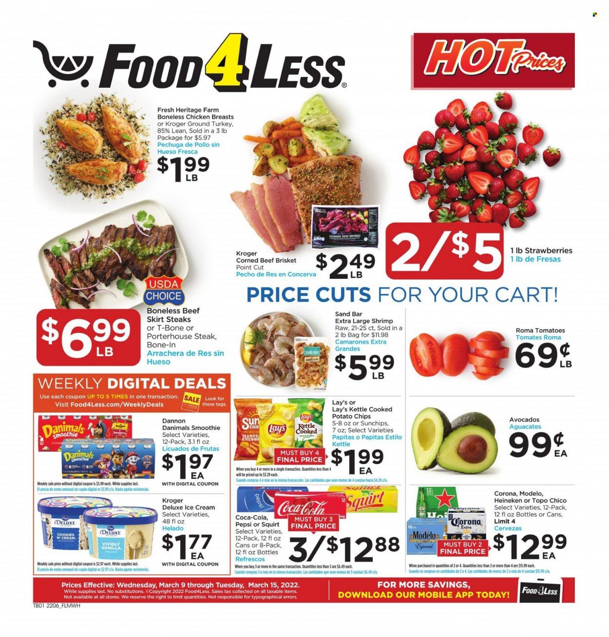 Food 4 Less (IL) Weekly Ad Flyer March 8 to March 15