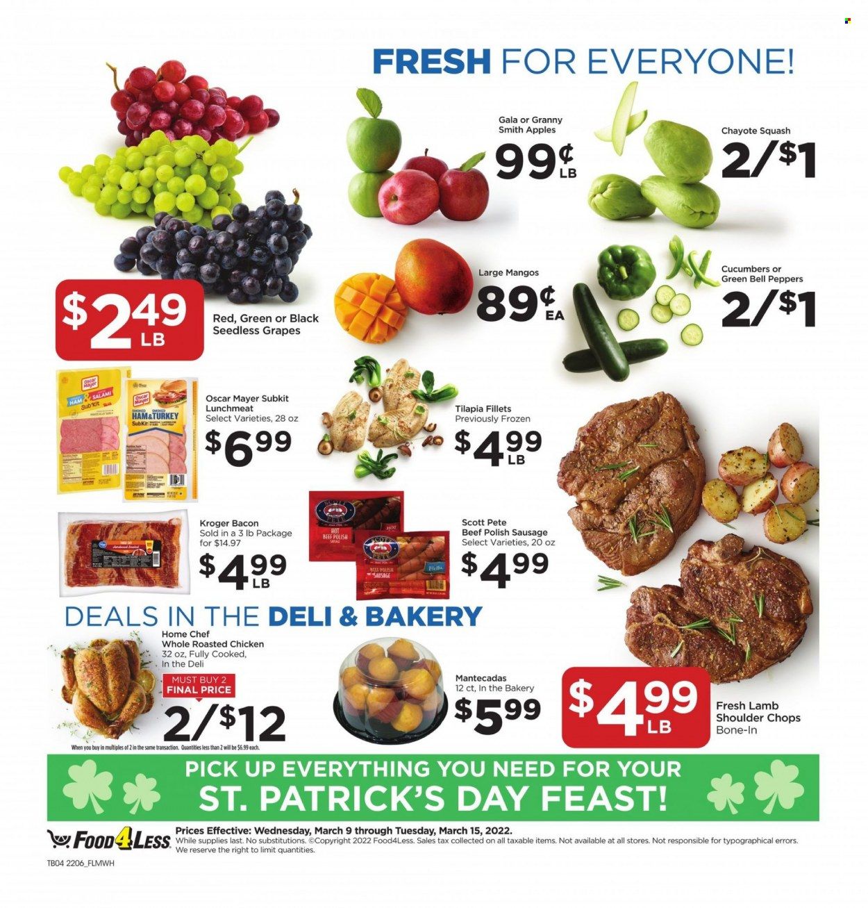 Food 4 Less (IL) Weekly Ad Flyer March 8 to March 15