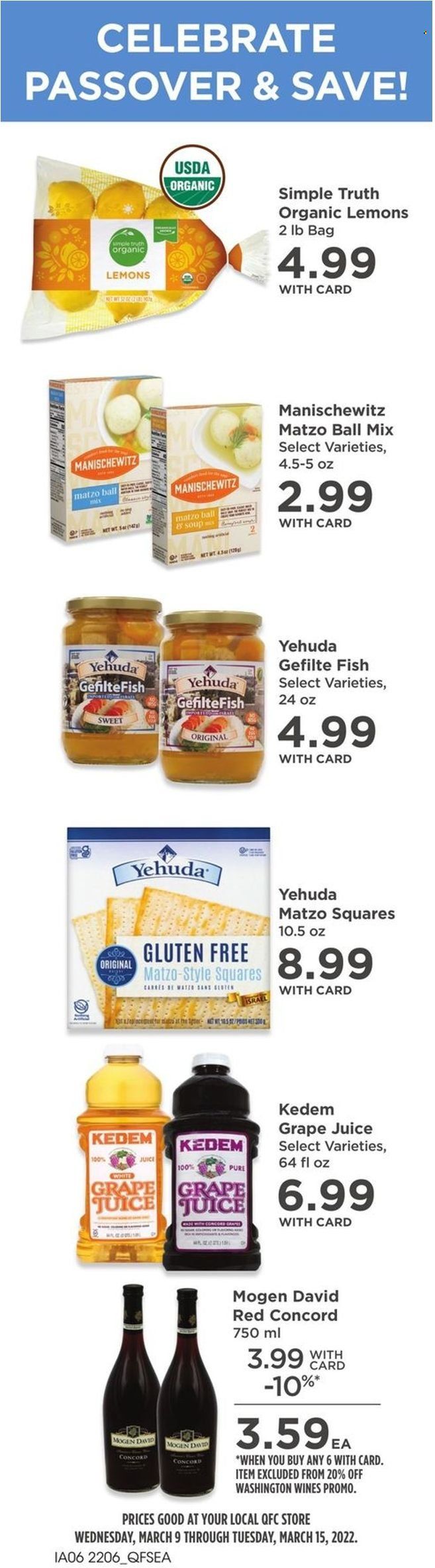 QFC (WA) Weekly Ad Flyer March 8 to March 15