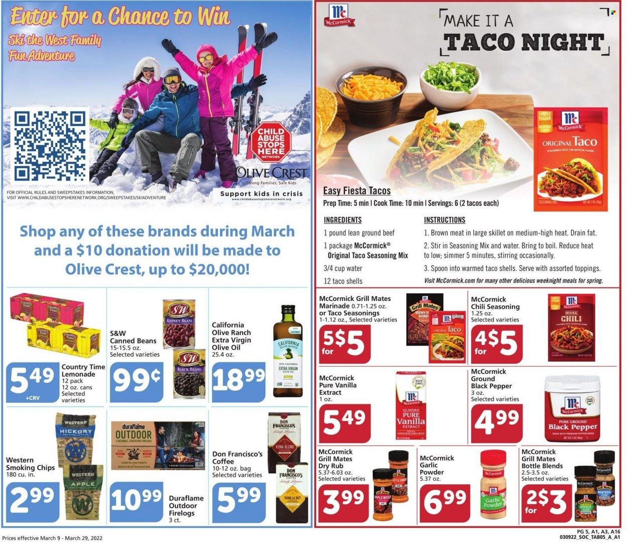 Albertsons (CA, ID, LA, MT, OR, TX, WA) Weekly Ad Flyer March 10 to March 17