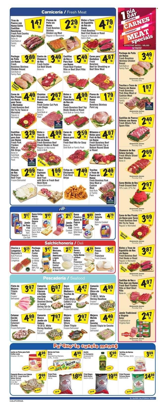 El Super (CA, NM, NV, TX) Weekly Ad Flyer March 10 to March 17