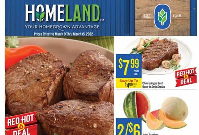 Homeland (OK, TX) Weekly Ad Flyer March 10 to March 17