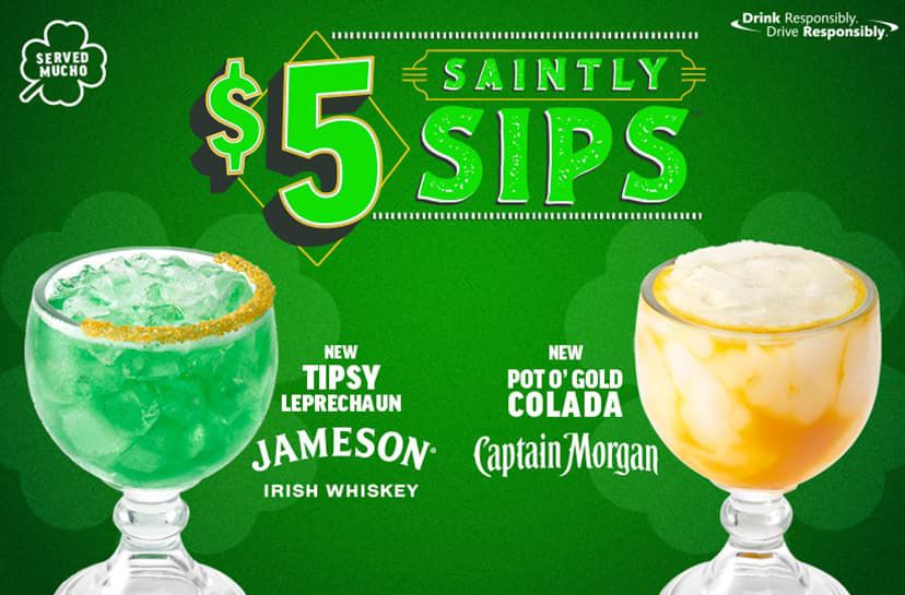 Applebee’s Celebrates St. Patrick’s Day with 2 New $5 Saintly Sips Applebee’s Celebrates St. Patrick’s Day with 2 New $5 Saintly Sips