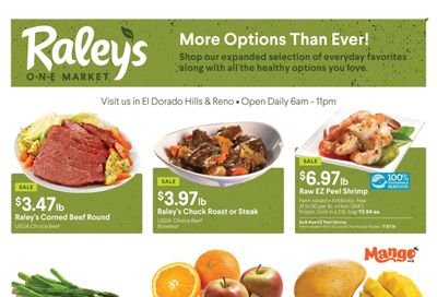 Raley's (CA, NV) Weekly Ad Flyer March 10 to March 17