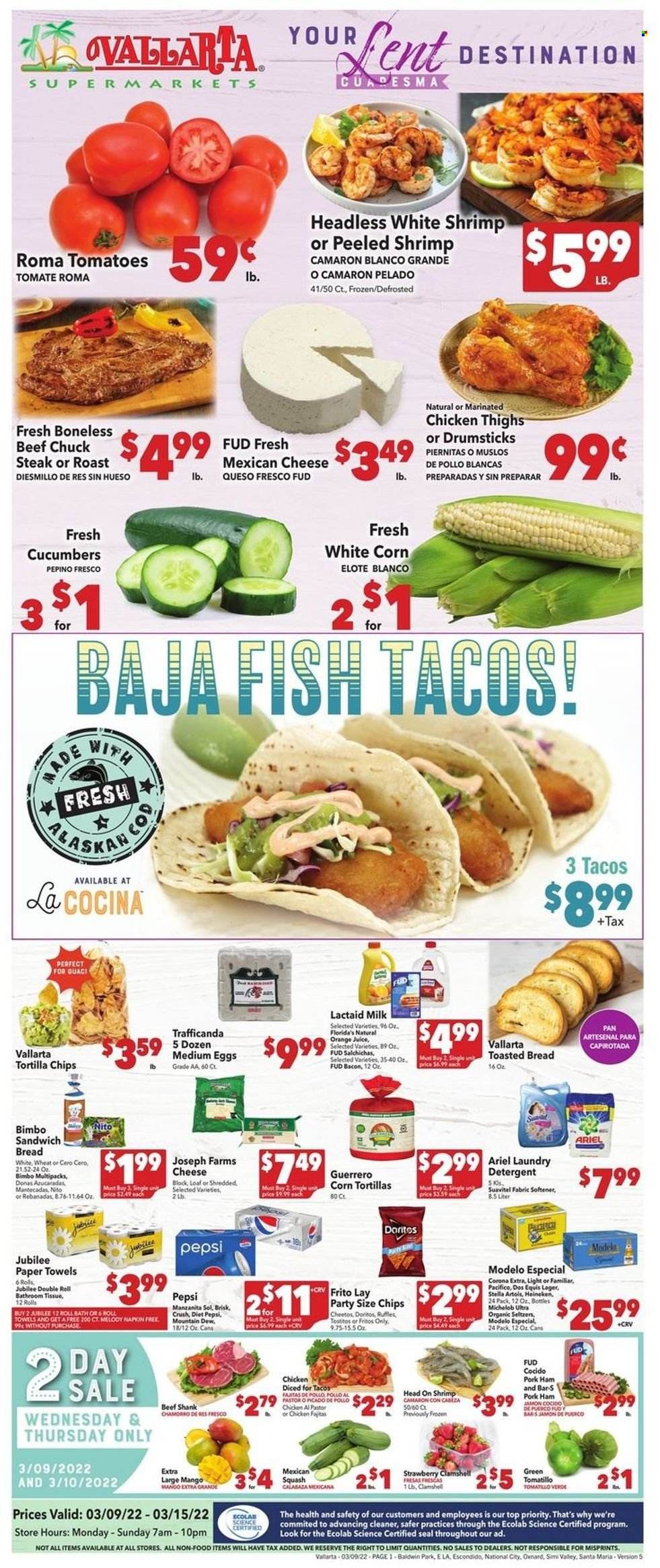 Vallarta (CA) Weekly Ad Flyer March 10 to March 17