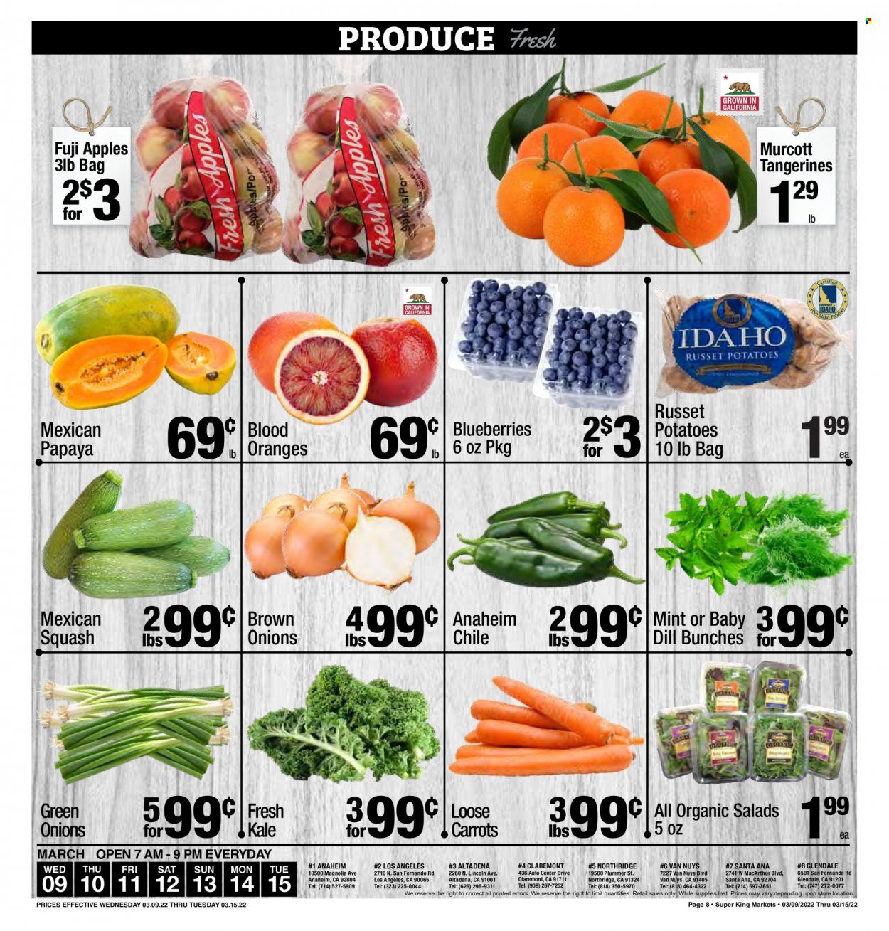 Super King Markets (CA) Weekly Ad Flyer March 10 to March 17