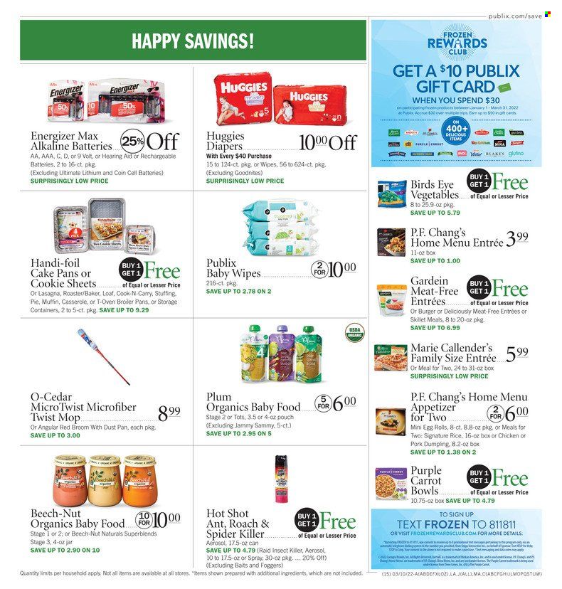 Publix (AL, FL, GA, NC, SC, TN) Weekly Ad Flyer March 10 to March 17
