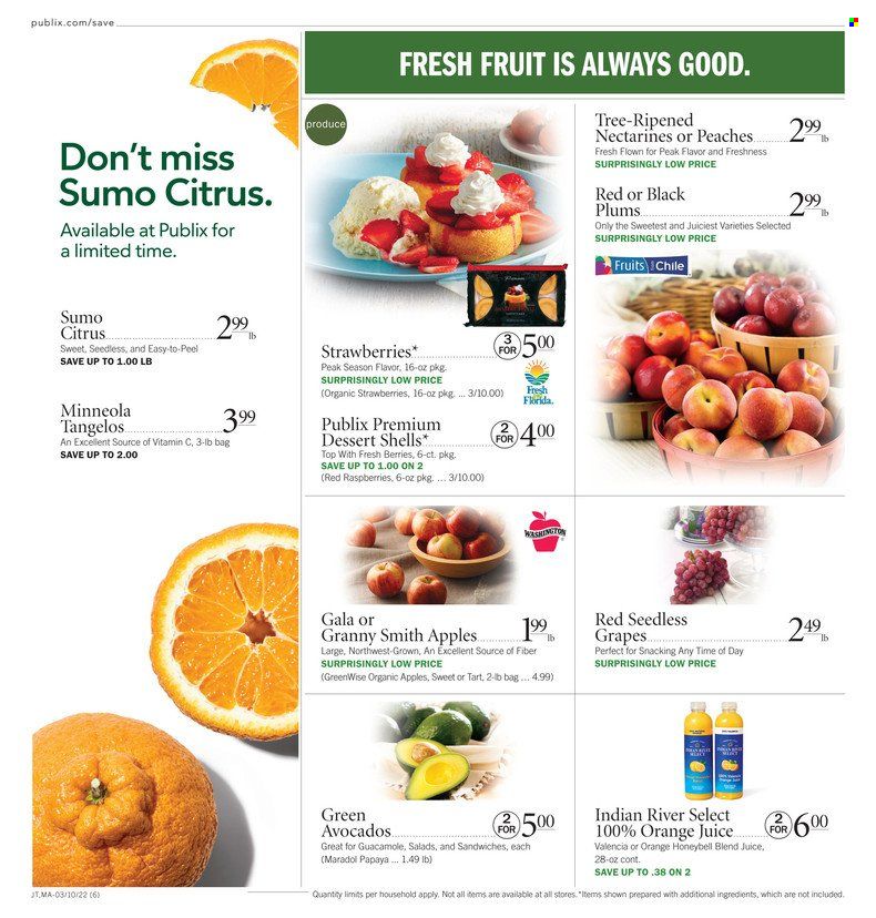 Publix (AL, FL, GA, NC, SC, TN) Weekly Ad Flyer March 10 to March 17