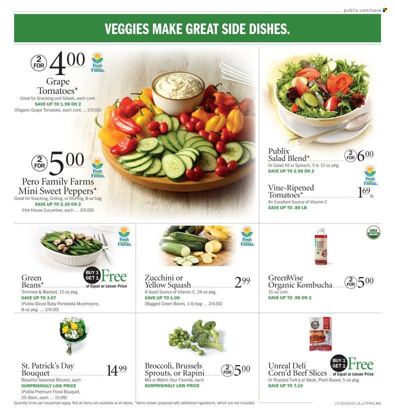 Publix (AL, FL, GA, NC, SC, TN) Weekly Ad Flyer March 10 to March 17