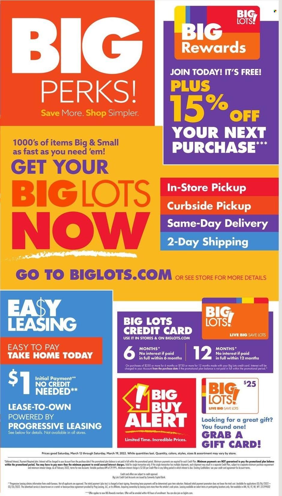Big Lots Weekly Ad Flyer March 10 to March 17