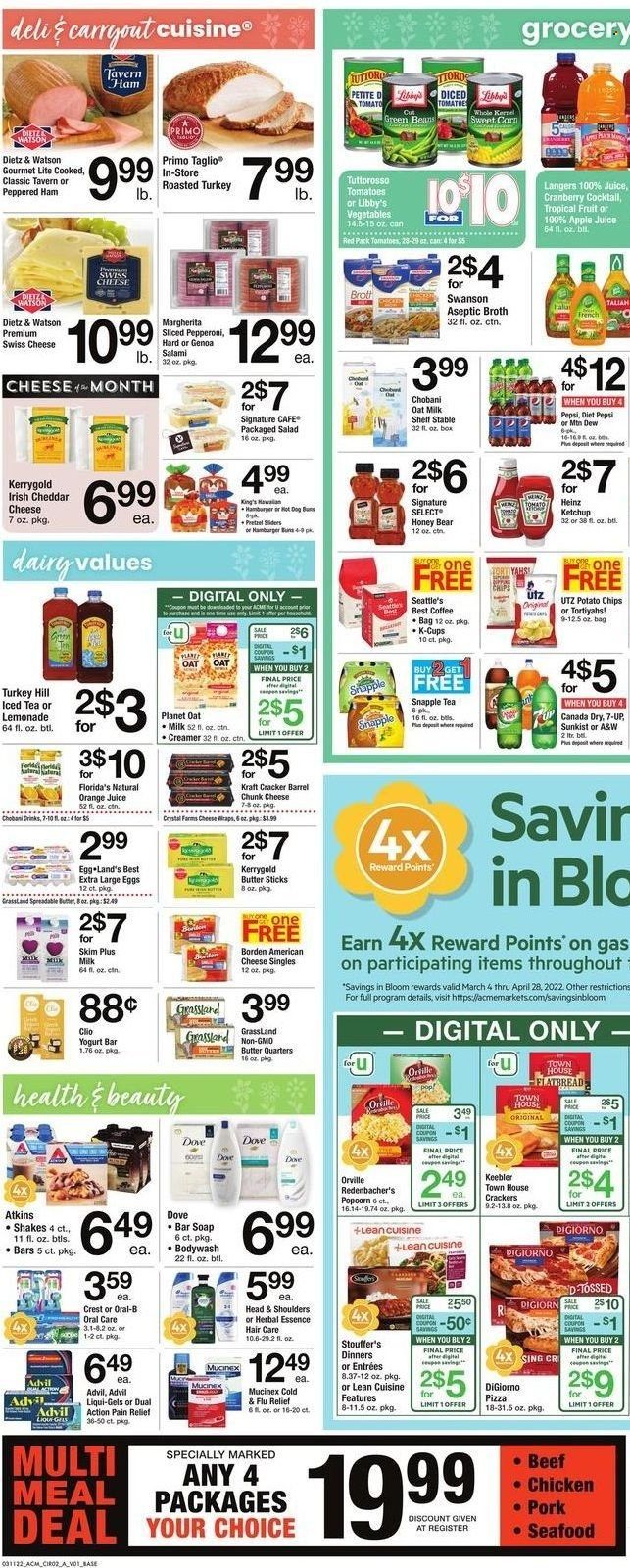 ACME (DE, NJ, NY, PA) Weekly Ad Flyer March 10 to March 17