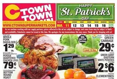 C-Town (CT, FL, MA, NJ, NY, PA) Weekly Ad Flyer March 10 to March 17