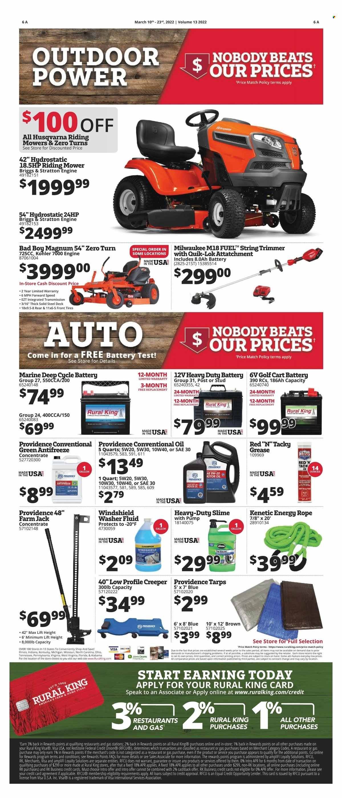 Rural King Weekly Ad Flyer March 10 to March 17