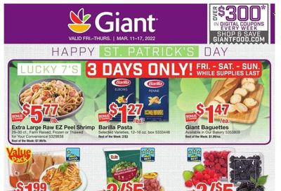 Giant Food (DE, MD, VA) Weekly Ad Flyer March 10 to March 17