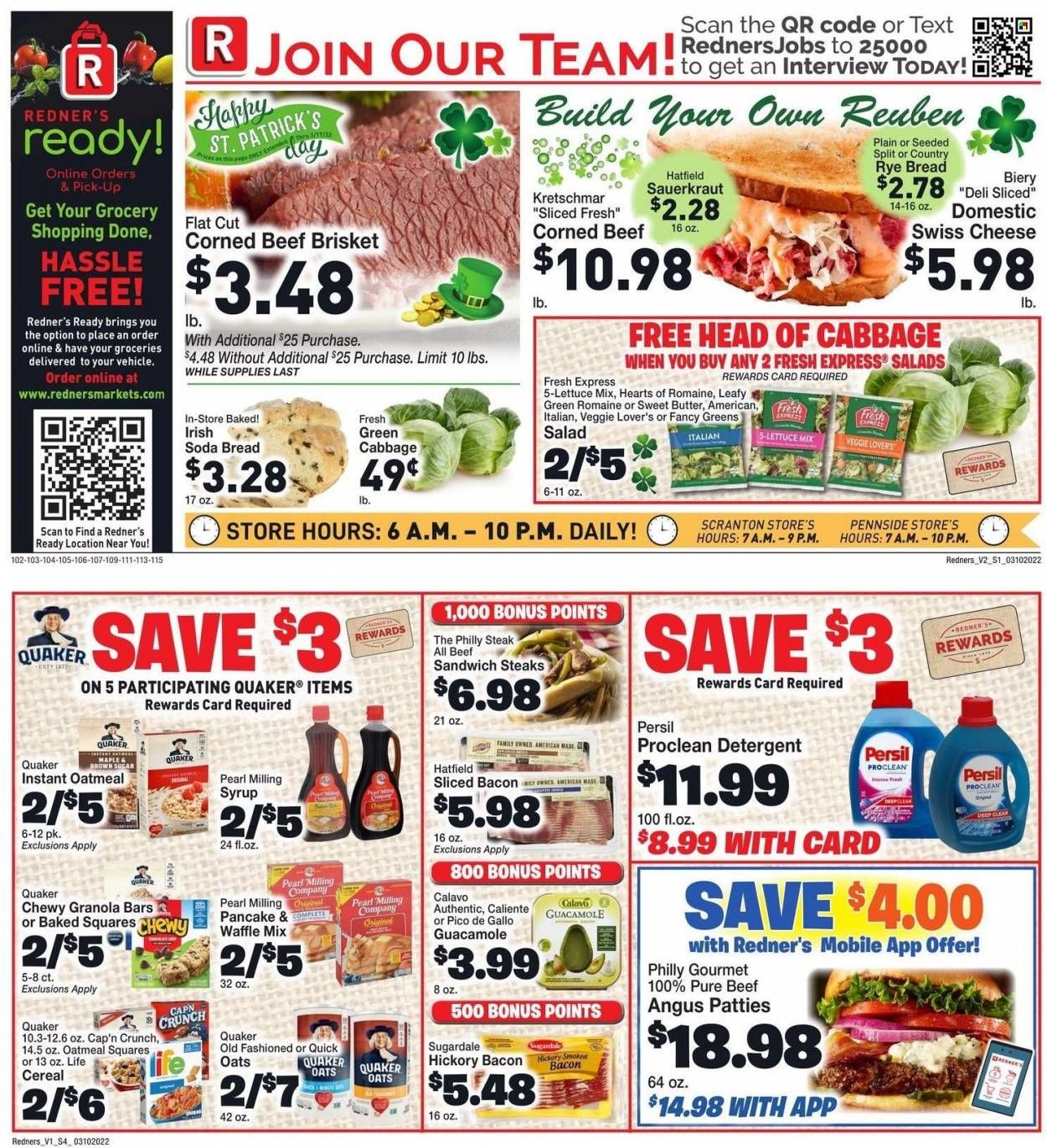 Redner's Markets (DE, MD, PA) Weekly Ad Flyer March 10 to March 17
