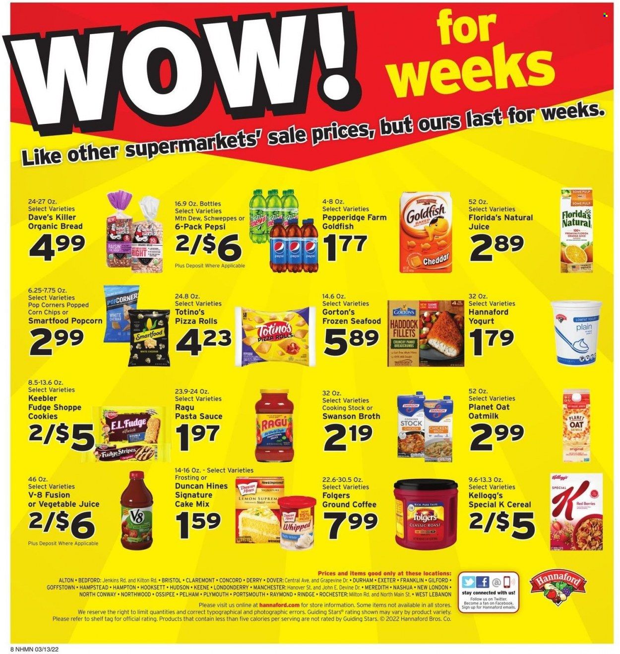 Hannaford (NH) Weekly Ad Flyer March 11 to March 18