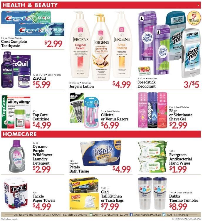 Martin’s (IN, MI) Weekly Ad Flyer March 12 to March 19