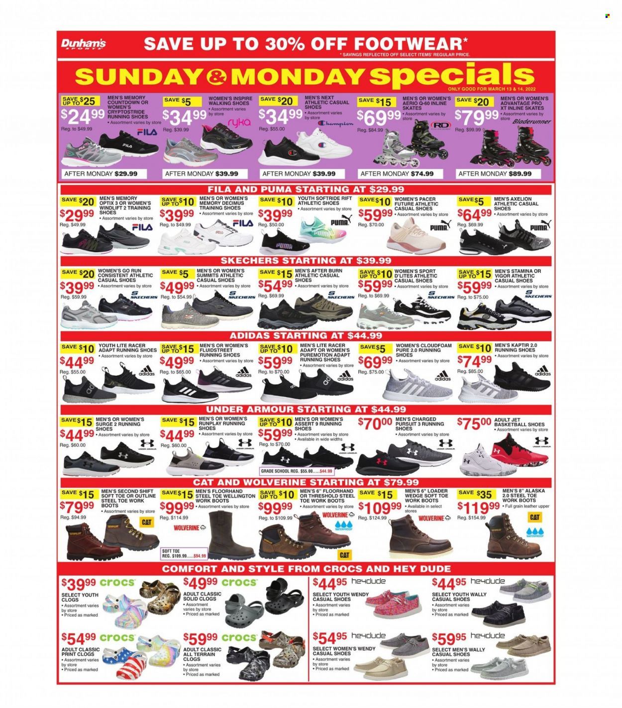 Dunham's Sports (TN) Weekly Ad Flyer March 14 to March 21
