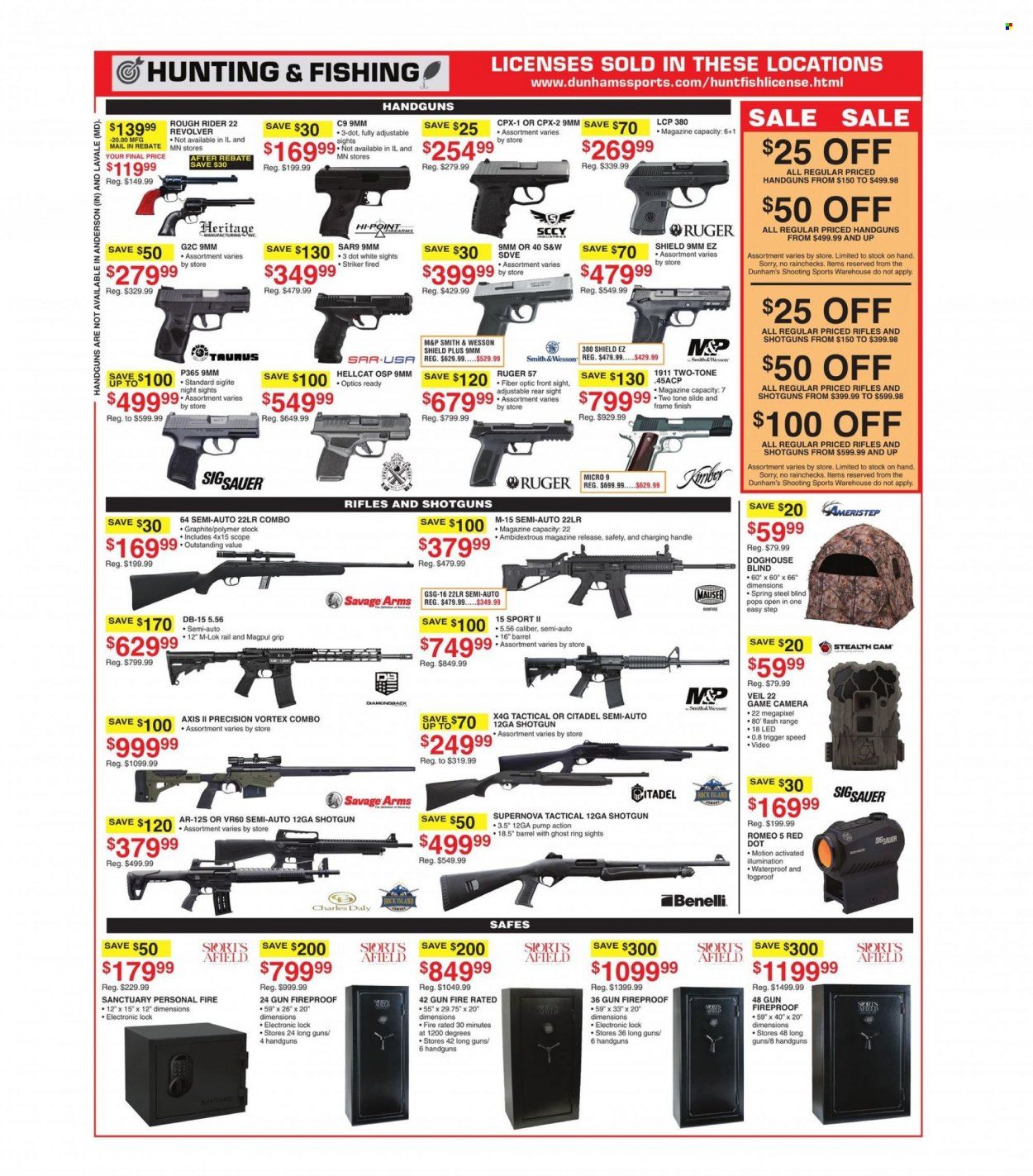 Dunham's Sports (MI, PA, WI) Weekly Ad Flyer March 14 to March 21
