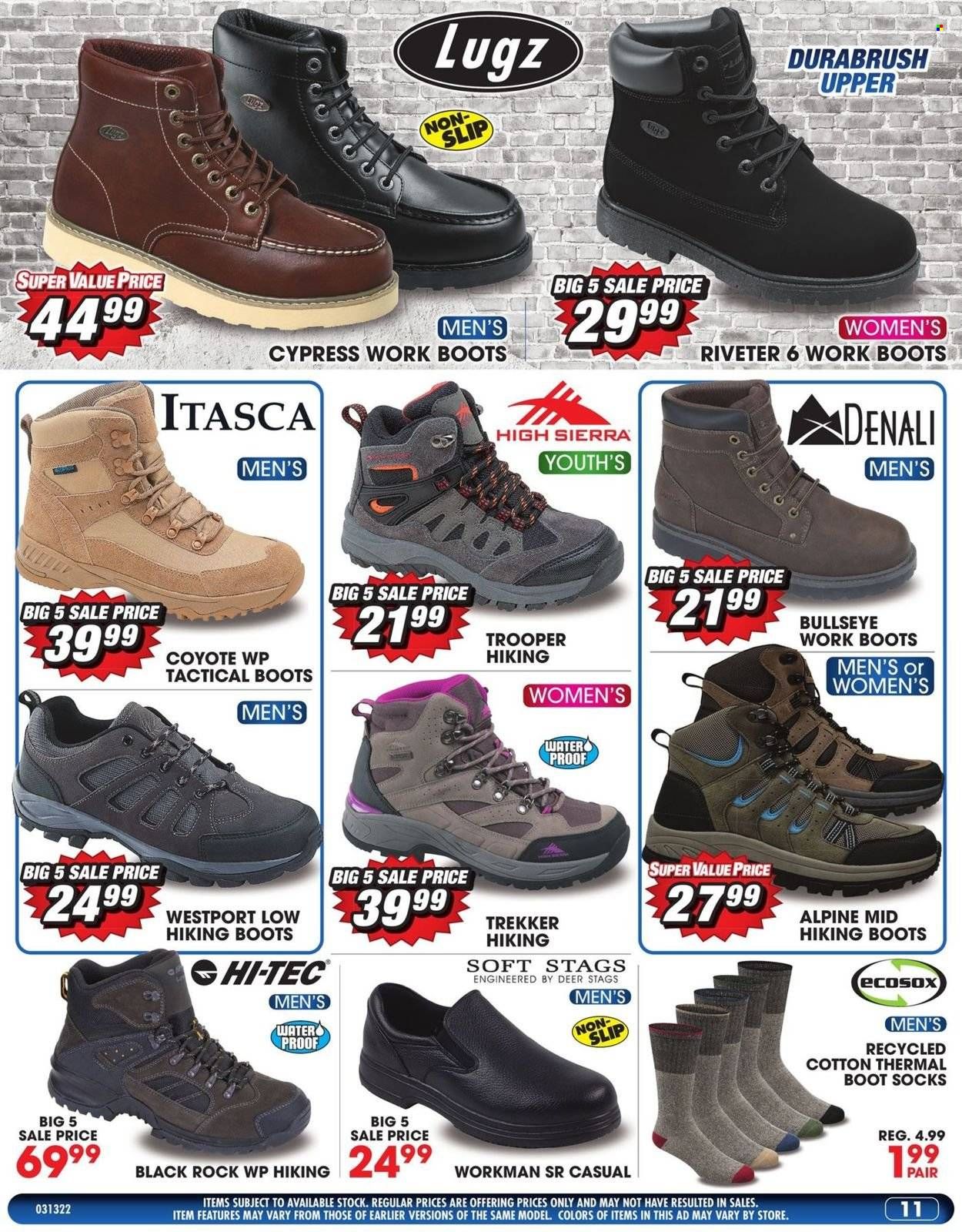 Big 5 (AZ, CA, CO, ID, NM, OR, UT, WA) Weekly Ad Flyer March 14 to March 21