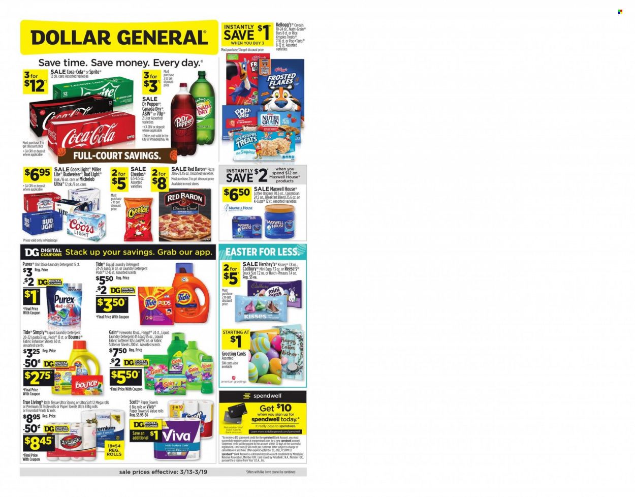 Dollar General (MS) Weekly Ad Flyer March 14 to March 21
