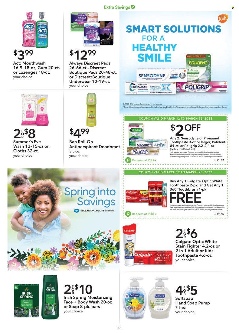 Publix (AL, FL, GA, NC, SC, TN) Weekly Ad Flyer March 14 to March 21