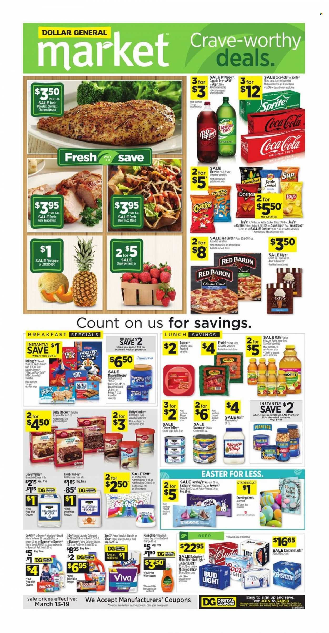 Dollar General (OK) Weekly Ad Flyer March 14 to March 21