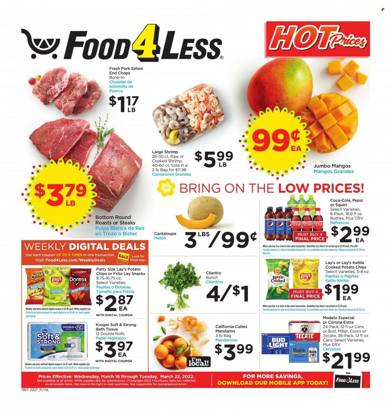 Food 4 Less (CA) Weekly Ad Flyer March 15 to March 22