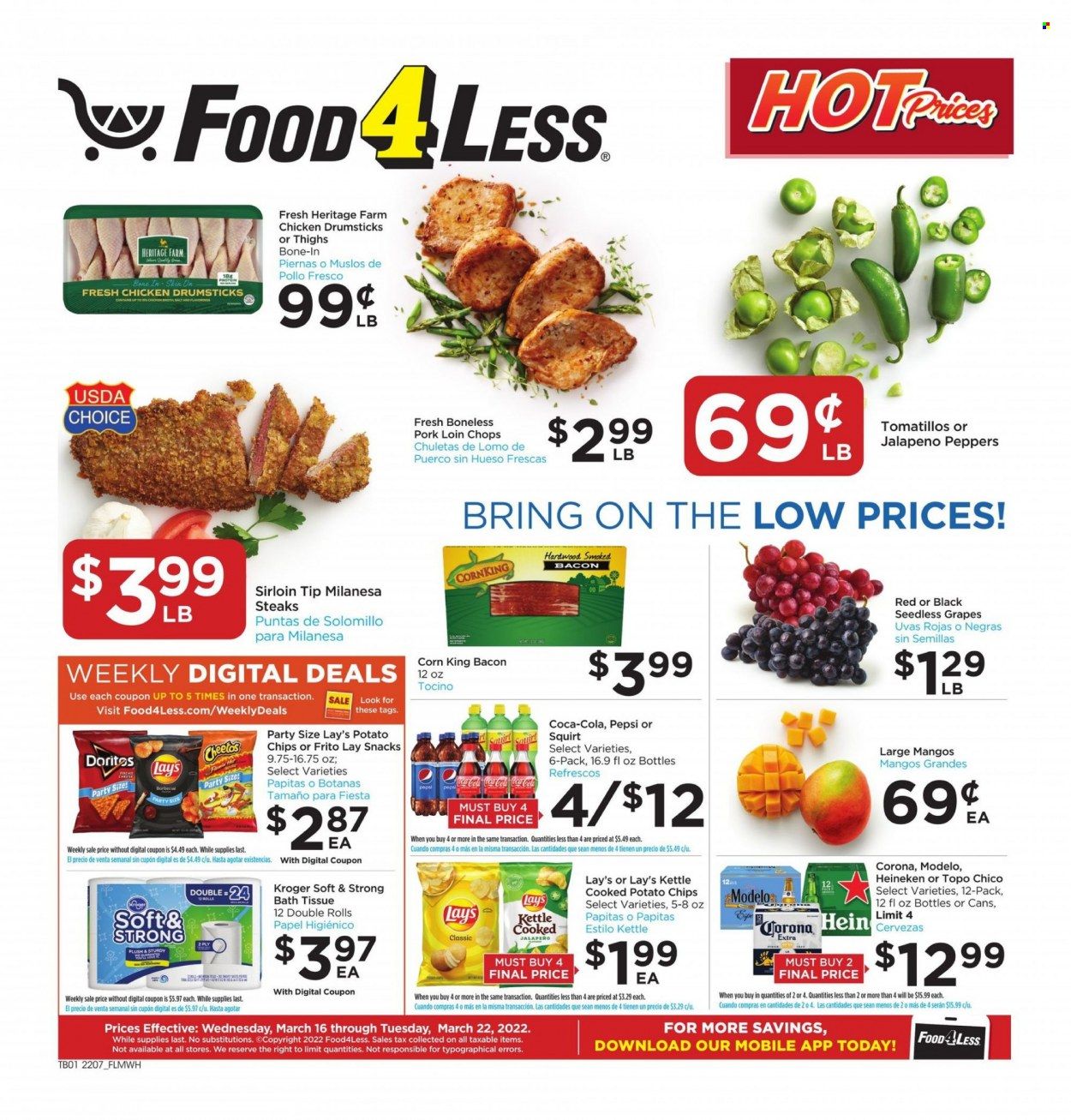 Food 4 Less (IL) Weekly Ad Flyer March 15 to March 22
