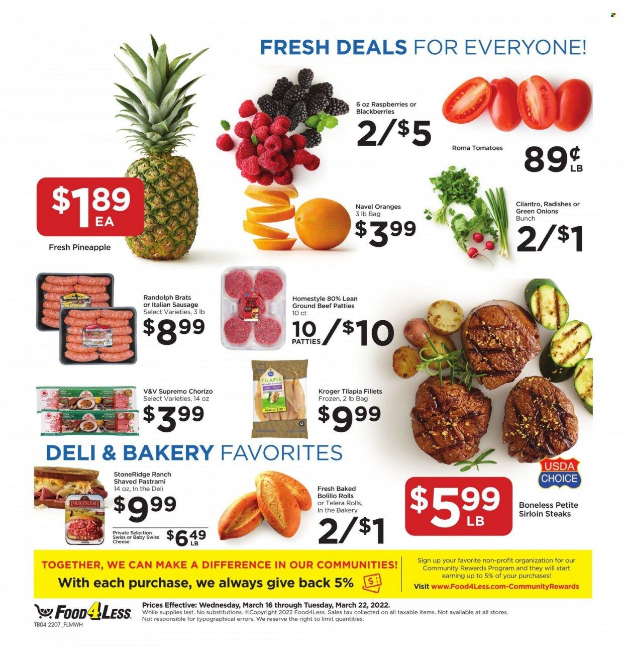 Food 4 Less (IL) Weekly Ad Flyer March 15 to March 22