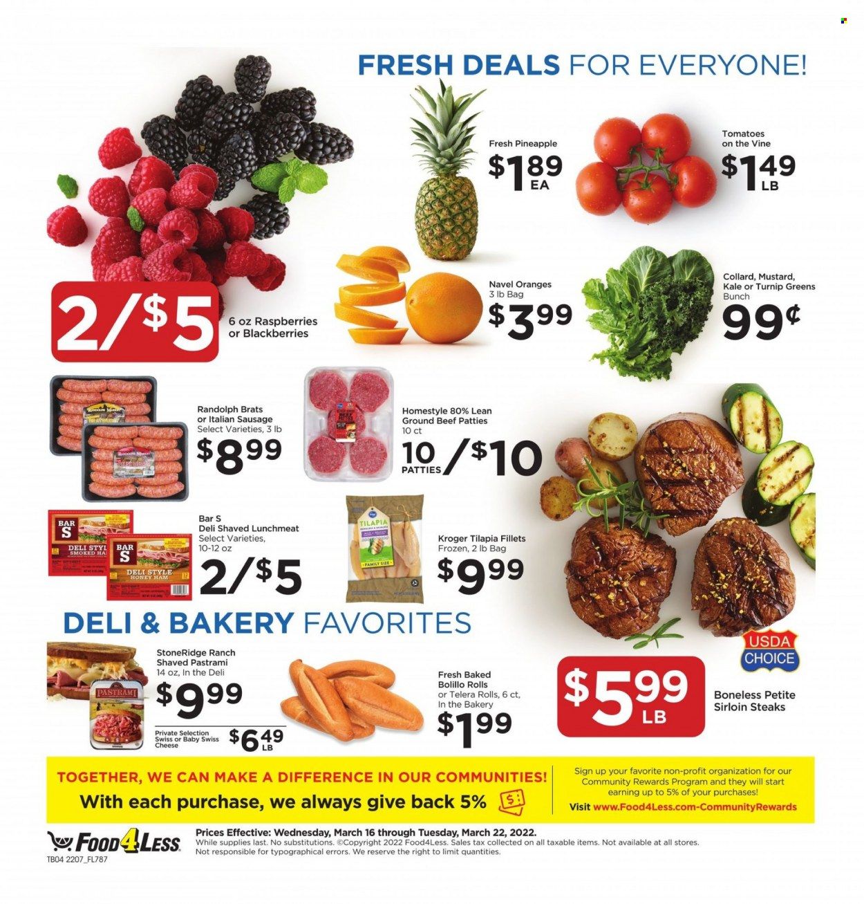 Food 4 Less (IN) Weekly Ad Flyer March 15 to March 22