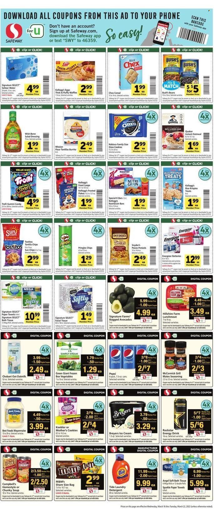 Safeway (AZ, CA, CO, HI, MD, NE, OR, VA, WA) Weekly Ad Flyer March 15 to March 22