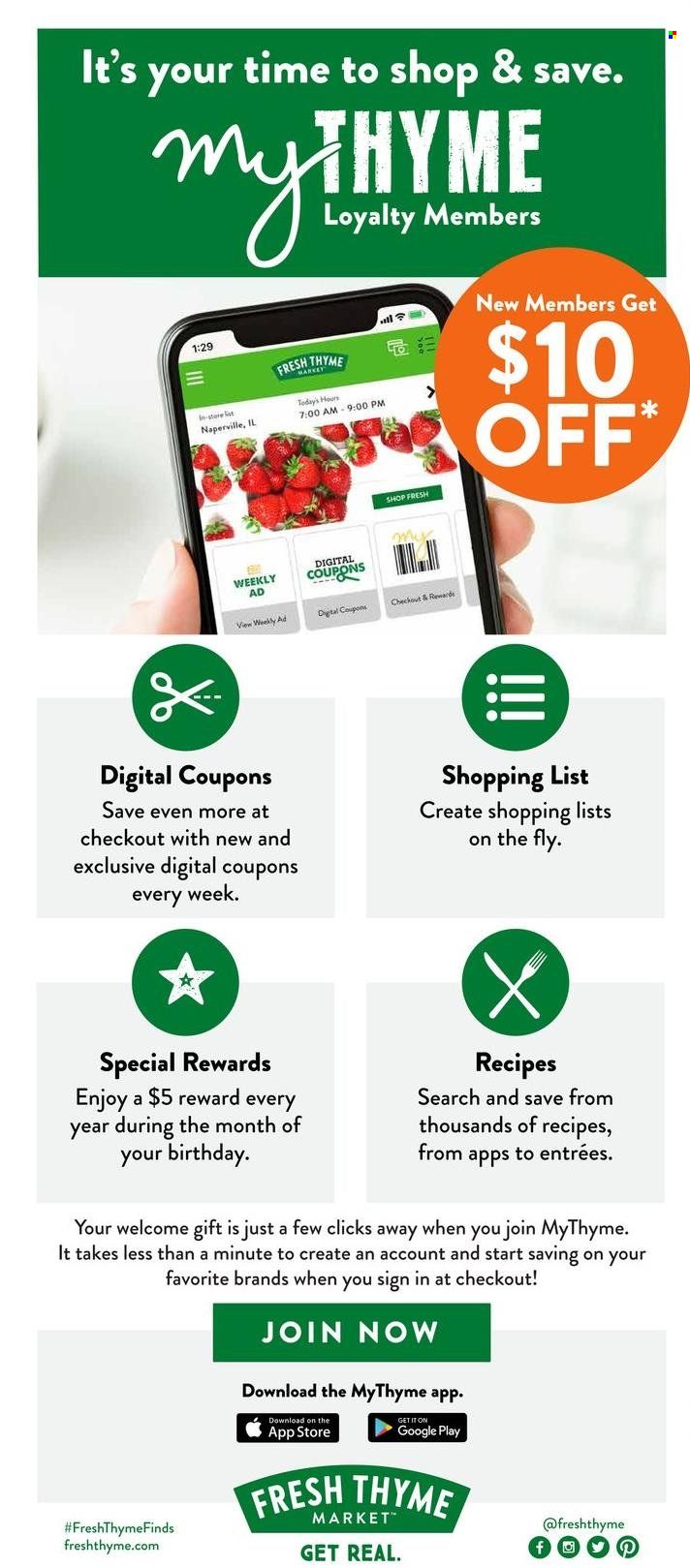 Fresh Thyme Weekly Ad Flyer March 15 to March 22