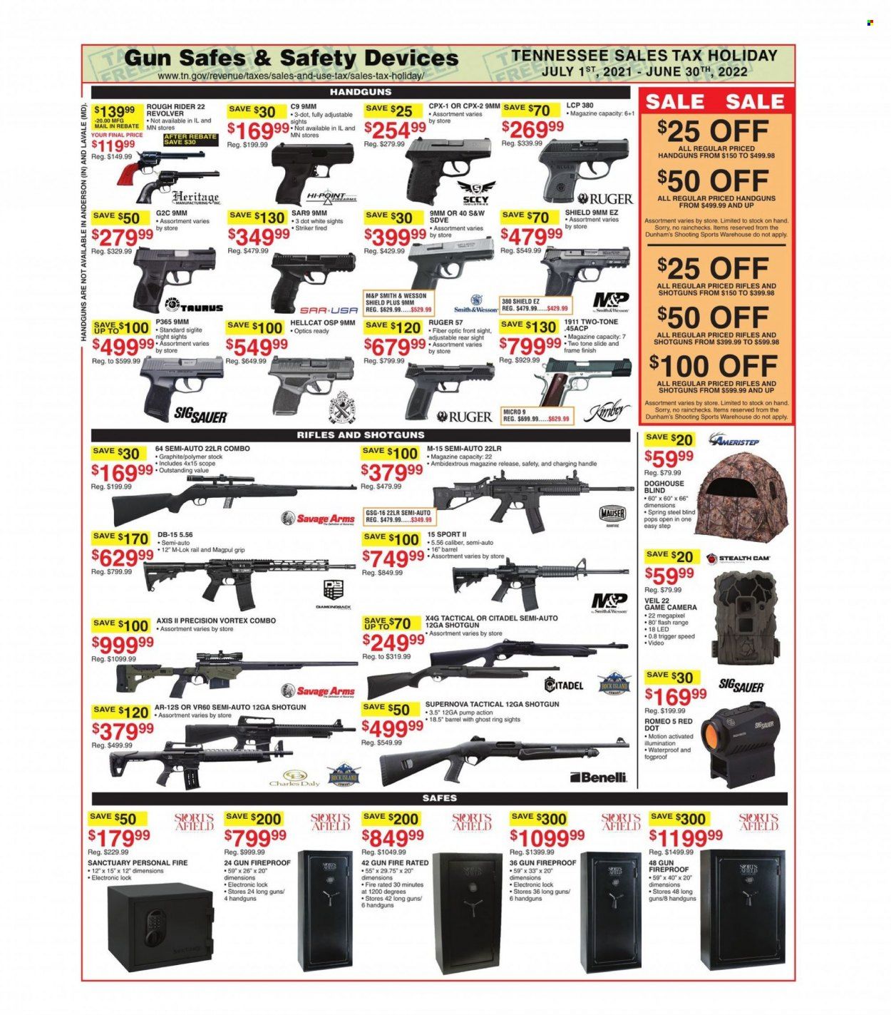Dunham's Sports (TN) Weekly Ad Flyer March 15 to March 22