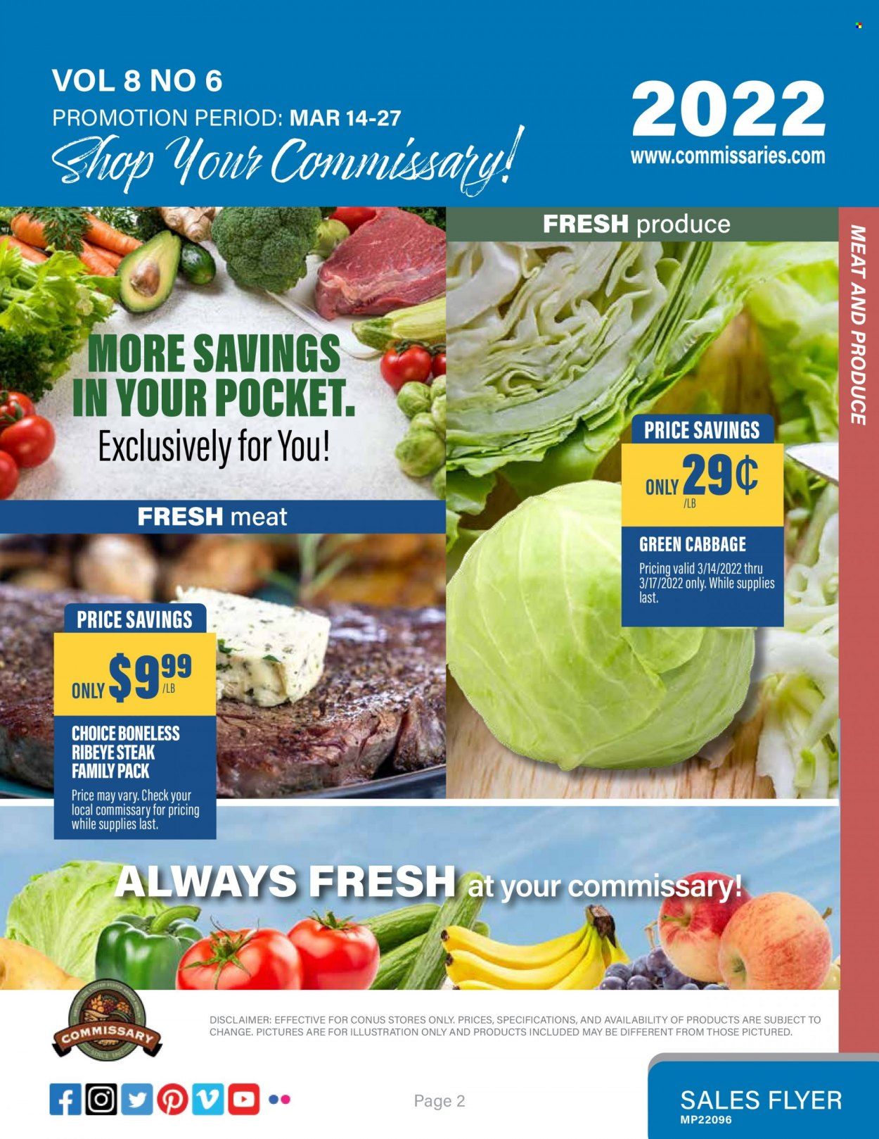 Commissary Weekly Ad Flyer March 15 to March 22