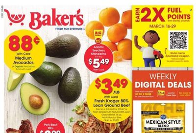 Baker's (NE) Weekly Ad Flyer March 15 to March 22
