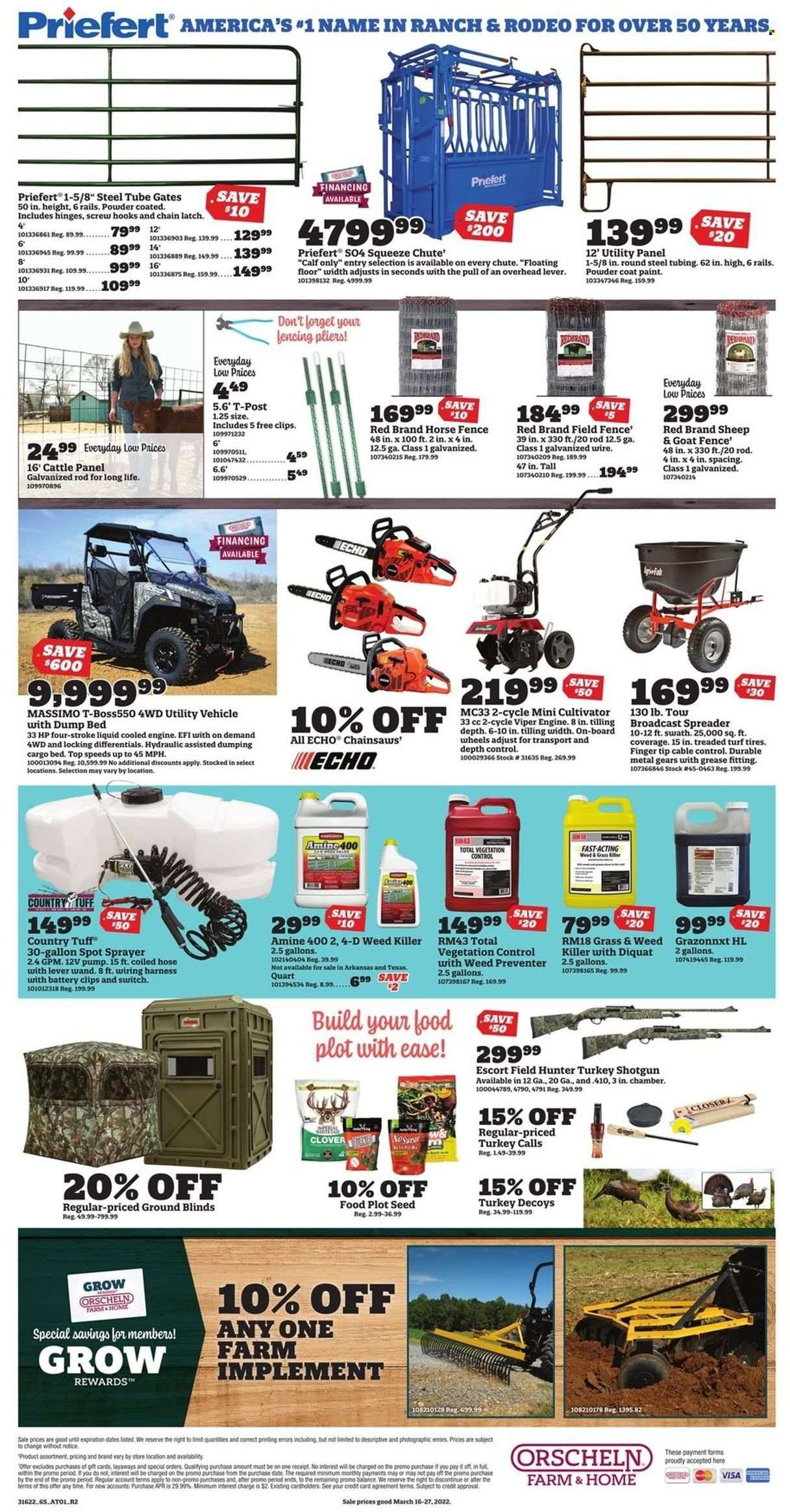 Orscheln Farm and Home (IA, IN, KS, MO, NE, OK) Weekly Ad Flyer March 16 to March 23