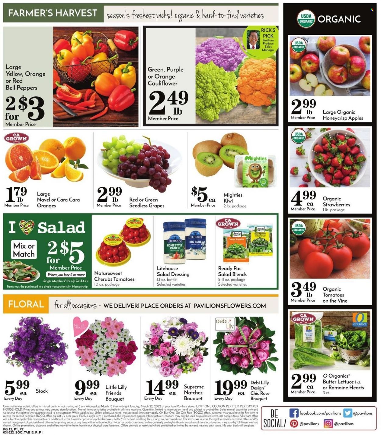 Pavilions (CA) Weekly Ad Flyer March 16 to March 23