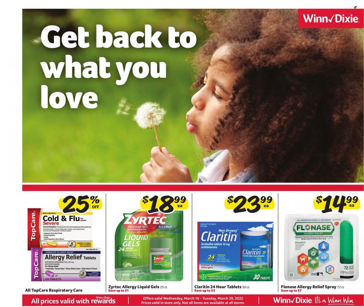 Winn Dixie (AL, FL, GA, LA) Weekly Ad Flyer March 16 to March 23