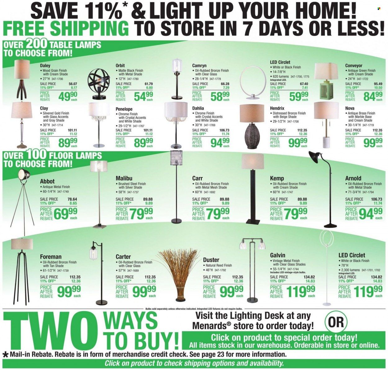 Menards Weekly Ad Flyer March 16 to March 23