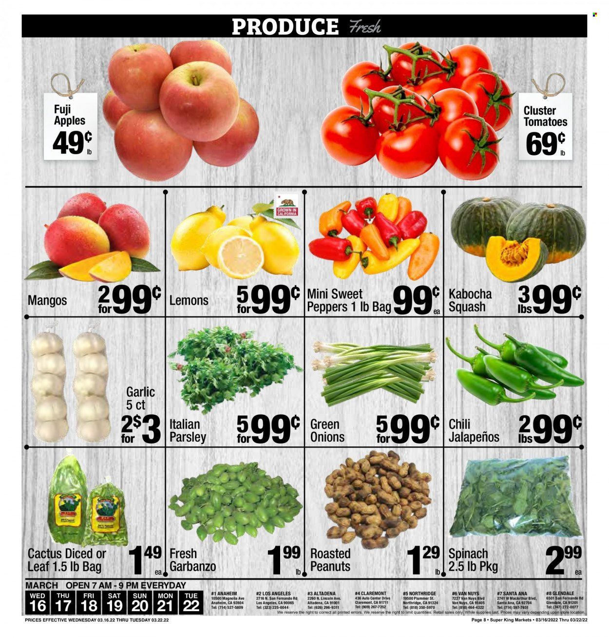 Super King Markets (CA) Weekly Ad Flyer March 16 to March 23