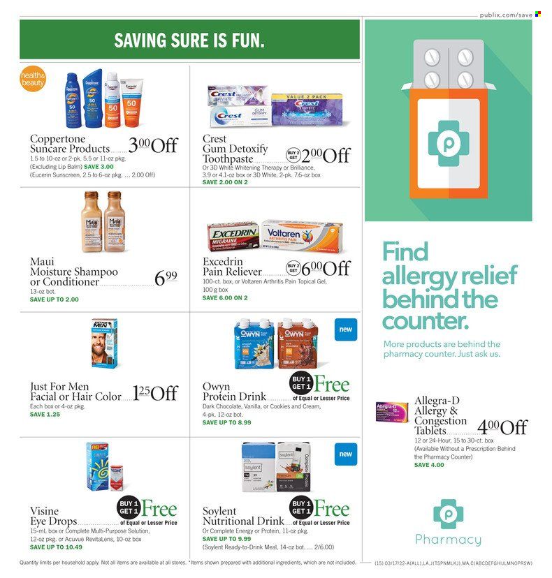 Publix (AL, FL, GA, NC, SC, TN) Weekly Ad Flyer March 17 to March 24