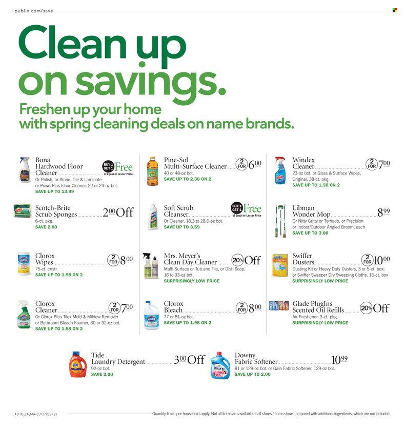 Publix (AL, FL, GA, NC, SC, TN) Weekly Ad Flyer March 17 to March 24