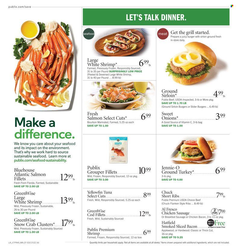 Publix (AL, FL, GA, NC, SC, TN) Weekly Ad Flyer March 17 to March 24