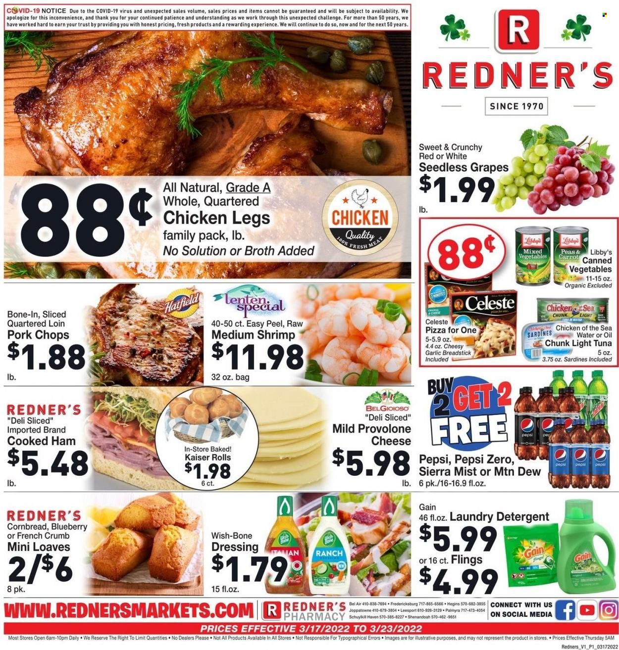 Redner's Markets (DE, MD, PA) Weekly Ad Flyer March 17 to March 24