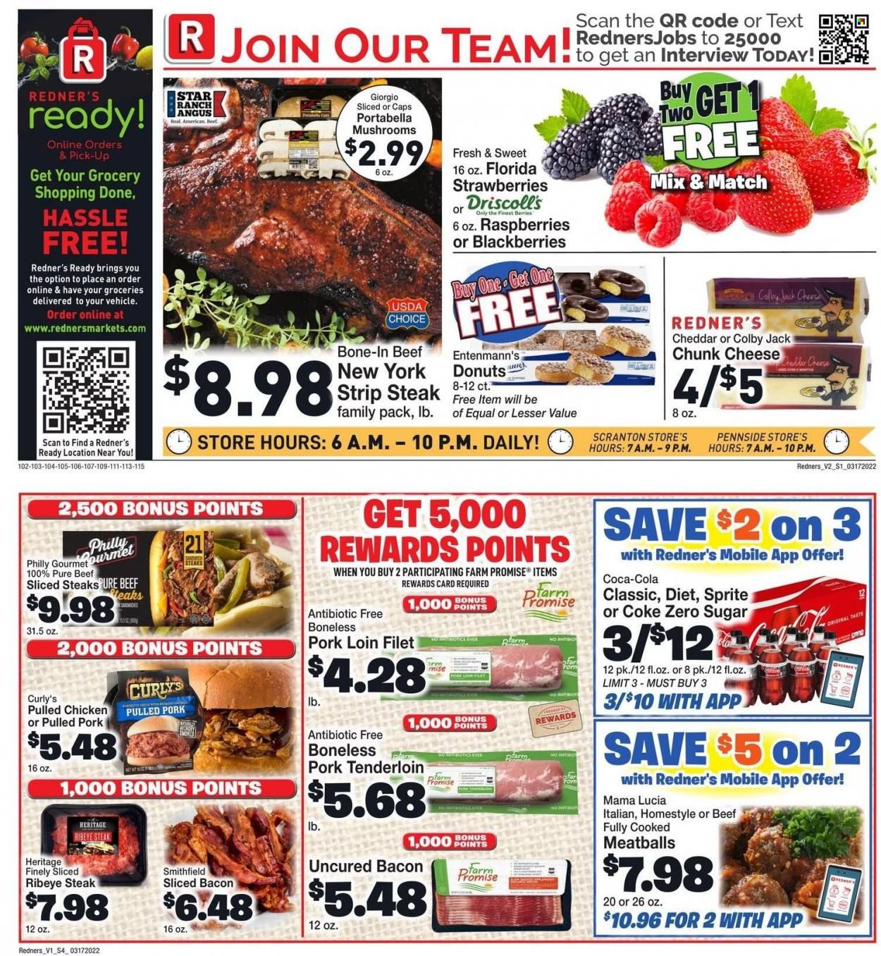 Redner's Markets (DE, MD, PA) Weekly Ad Flyer March 17 to March 24