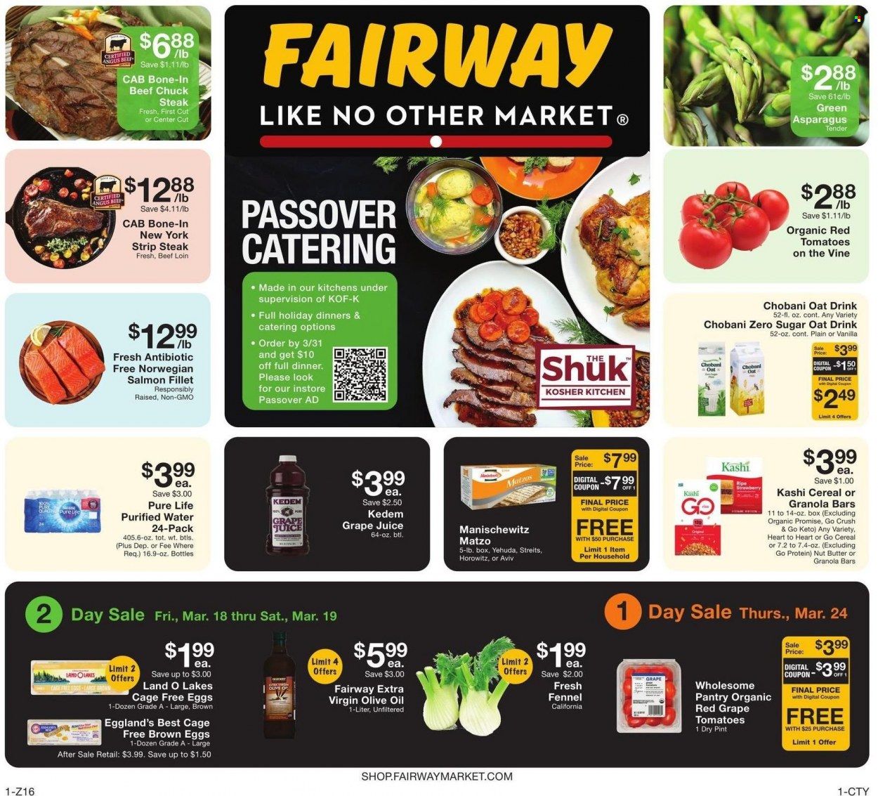 Fairway Market (CT, NJ, NY) Weekly Ad Flyer March 18 to March 25