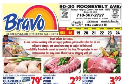 Bravo Supermarkets (CT, FL, MA, NJ, NY, PA) Weekly Ad Flyer March 18 to March 25