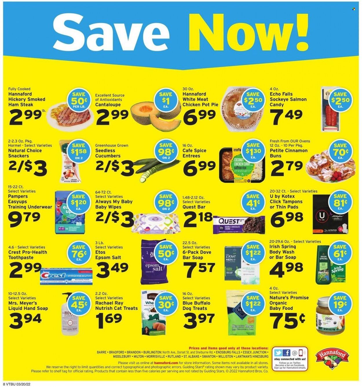 Hannaford (VT) Weekly Ad Flyer March 18 to March 25
